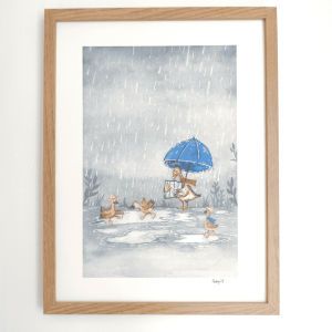 L'Oie sous la pluie